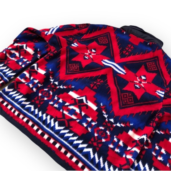 Rare Polo By Ralph Lauren Fleece Pullover Classic Americana - Size M - Picture 9 of 13